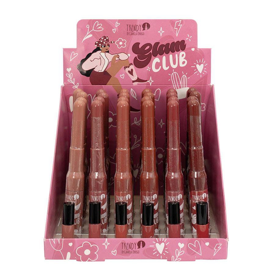 Labial Y Delineador Glam Club Ref LGC1475