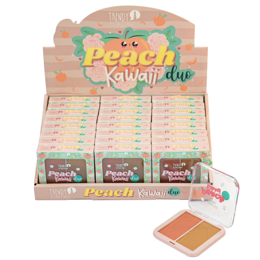 Rubor Y Contorno Peach Kawaii Duo Trendy PK43