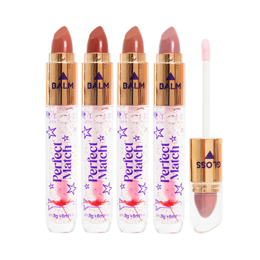 Brillo Mágico Doble Con Labial 24k Trendy Ref BMP1426